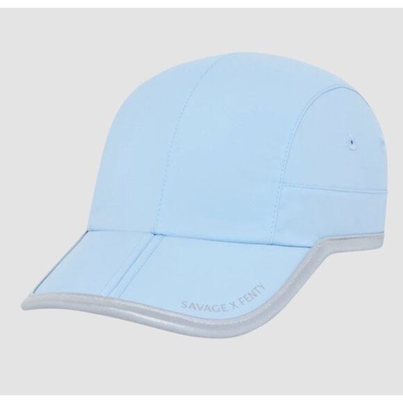 Savage X Fenty Runners Hat Women’s Foldable Reflective Adjustable Blue NEW - Picture 11 of 11